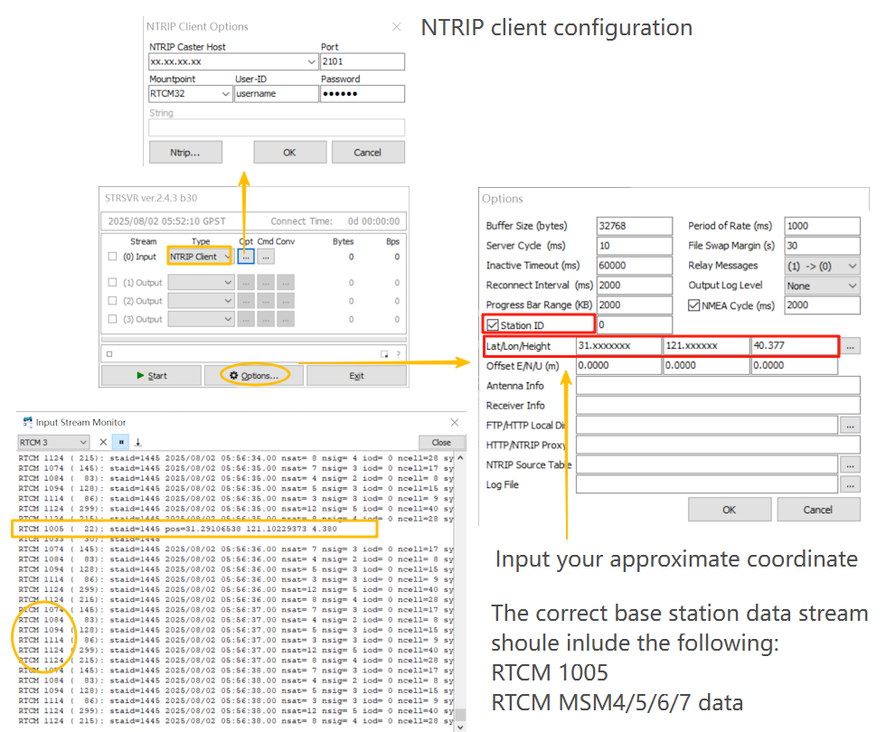 How to verify base station configuration