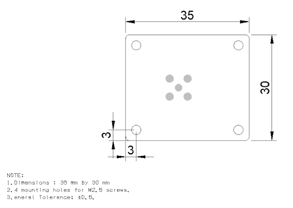 NANO Helix RTK 2D dimensions