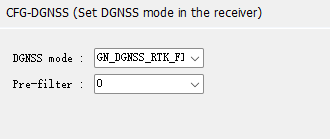 set DGNSS to RTK